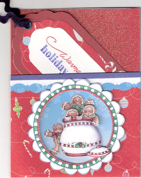 Gingerbread Christmas Pocket Card