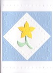 Embossed Daffodil Card