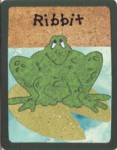 Embossed Frog Card