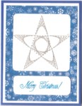 Embroidered Silver Star