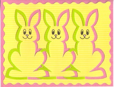 three bunnies